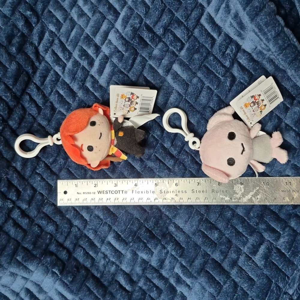Harry Potter Ron Weasley & Dobby Plush Keychain Set, New With Tags - Picture 12 of 14